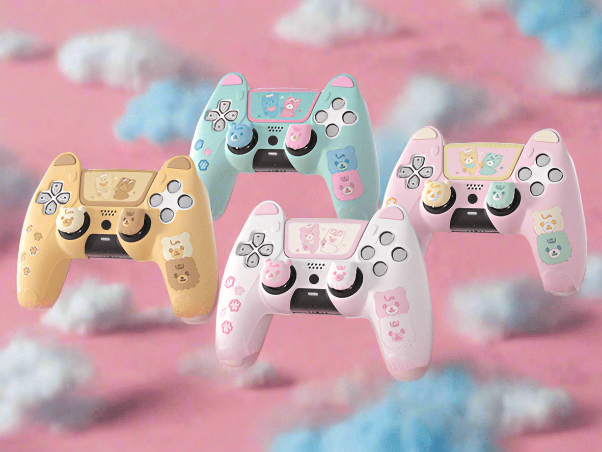 Kawaii Bear PS5 Controller.