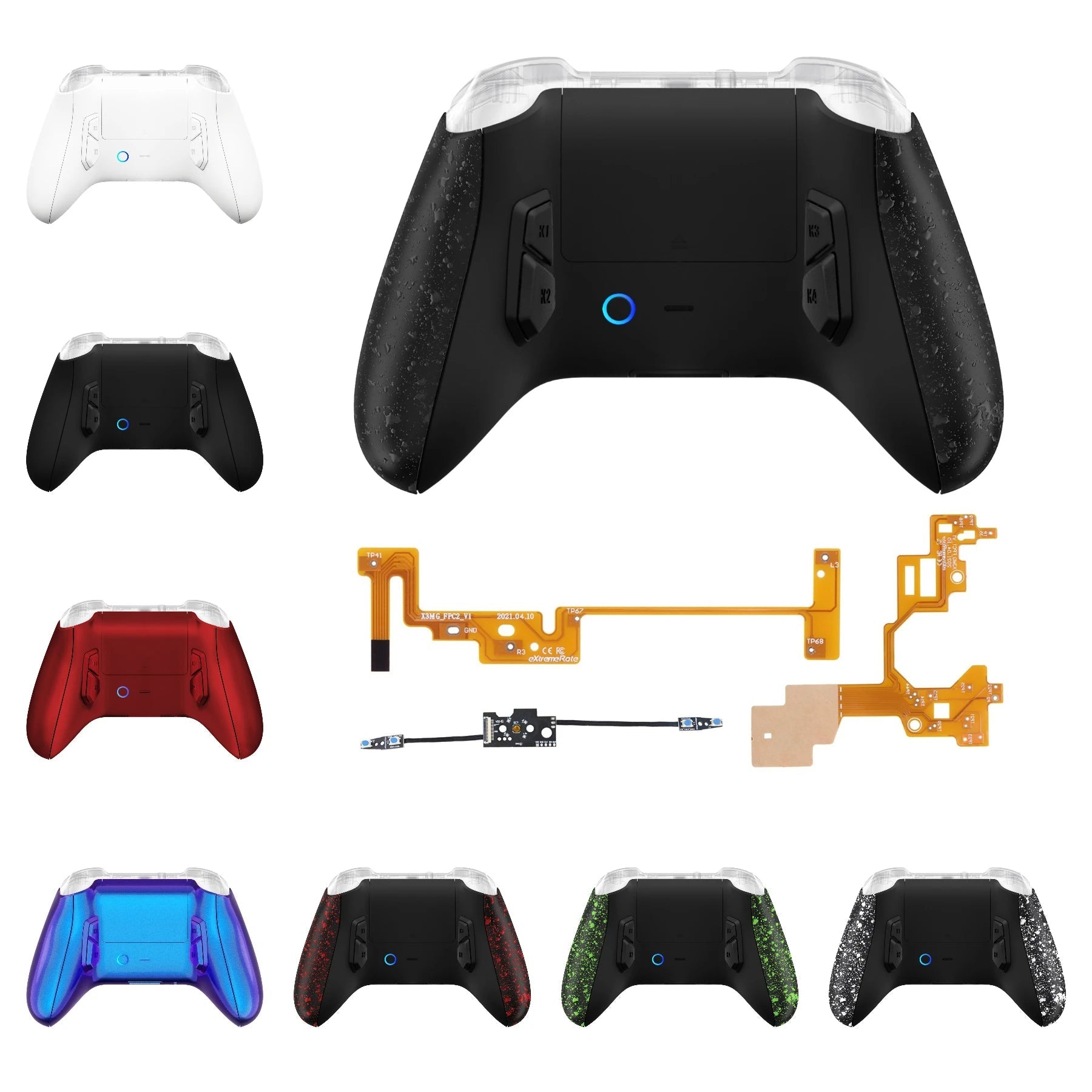 eXtremeRate VICTOR X Remap Kit for Xbox Core Wireless Controller, 6 Profiles & Redesigned Back Shell & Side Rails & Back Buttons.