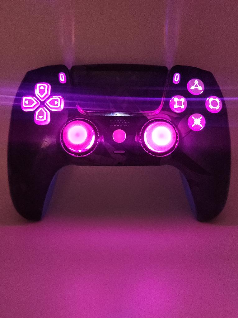 Solo Leveling Sun Jinwoo Hydrodipped PS5 Controller.