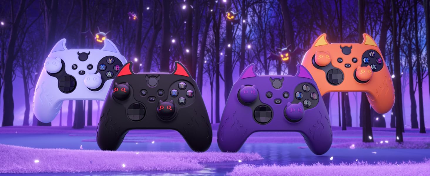 Kawaii Demon Xbox Series X Controllers.