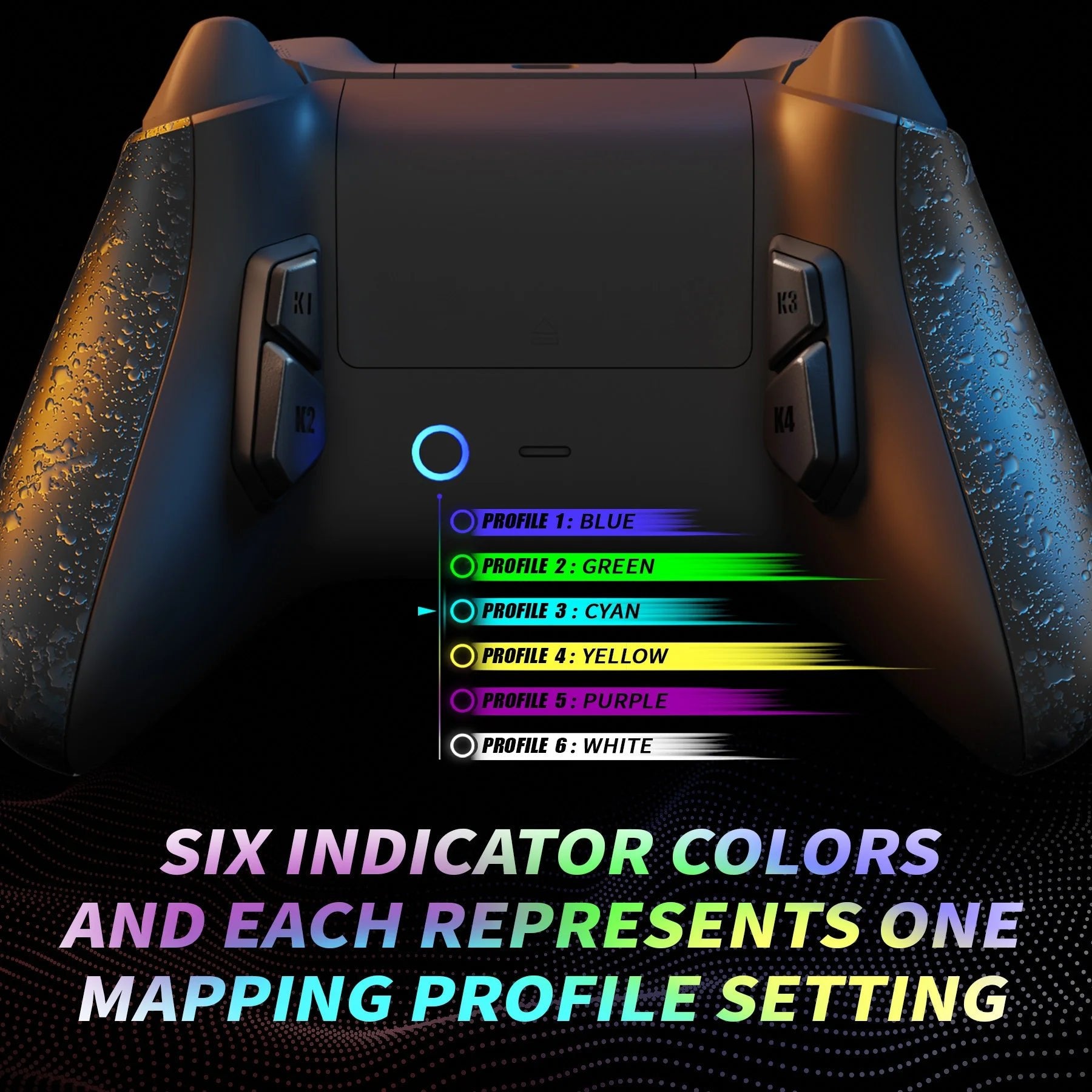 eXtremeRate VICTOR X Remap Kit for Xbox Core Wireless Controller, 6 Profiles & Redesigned Back Shell & Side Rails & Back Buttons.