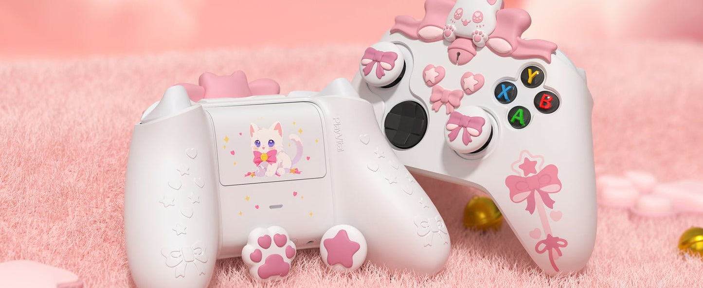 Sweetheart Kitty Xbox Series X Controllers.