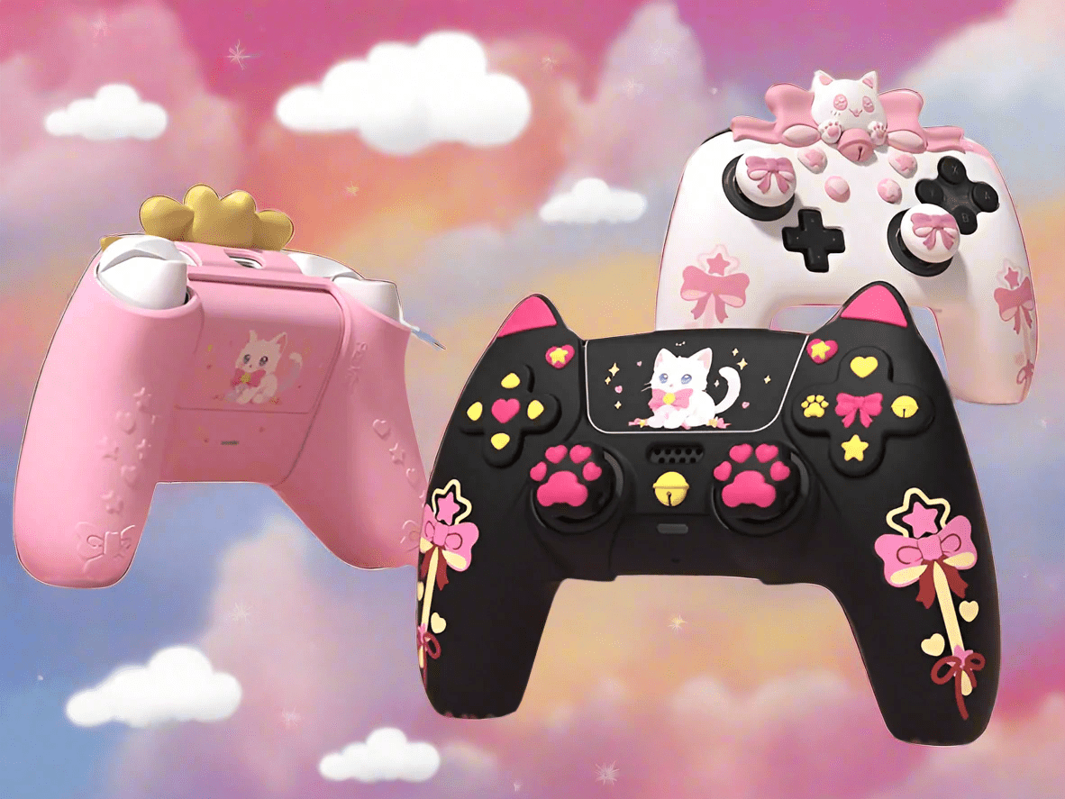 Sweetheart Kitty PS5 Controller.